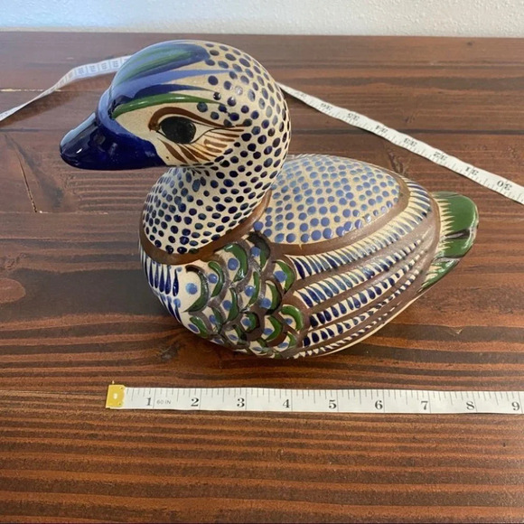 Mateo Mexican Pottery Duck Ceramic Art - Picture 7 of 8